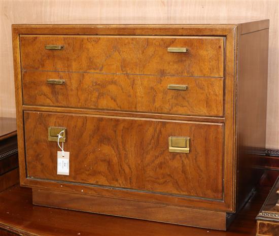 A Drexel Consensus two drawer chest W.67cm